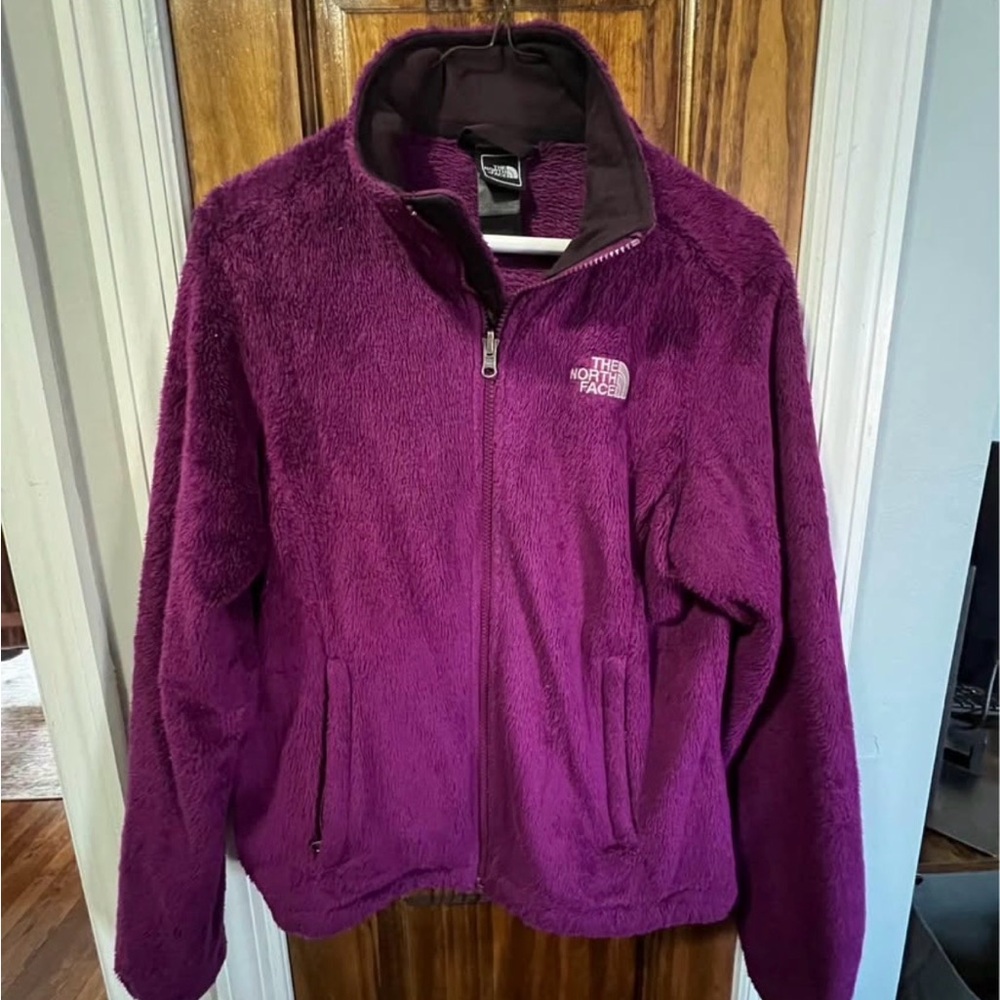 The North Face Women's Plush Purple Teddy Jacket